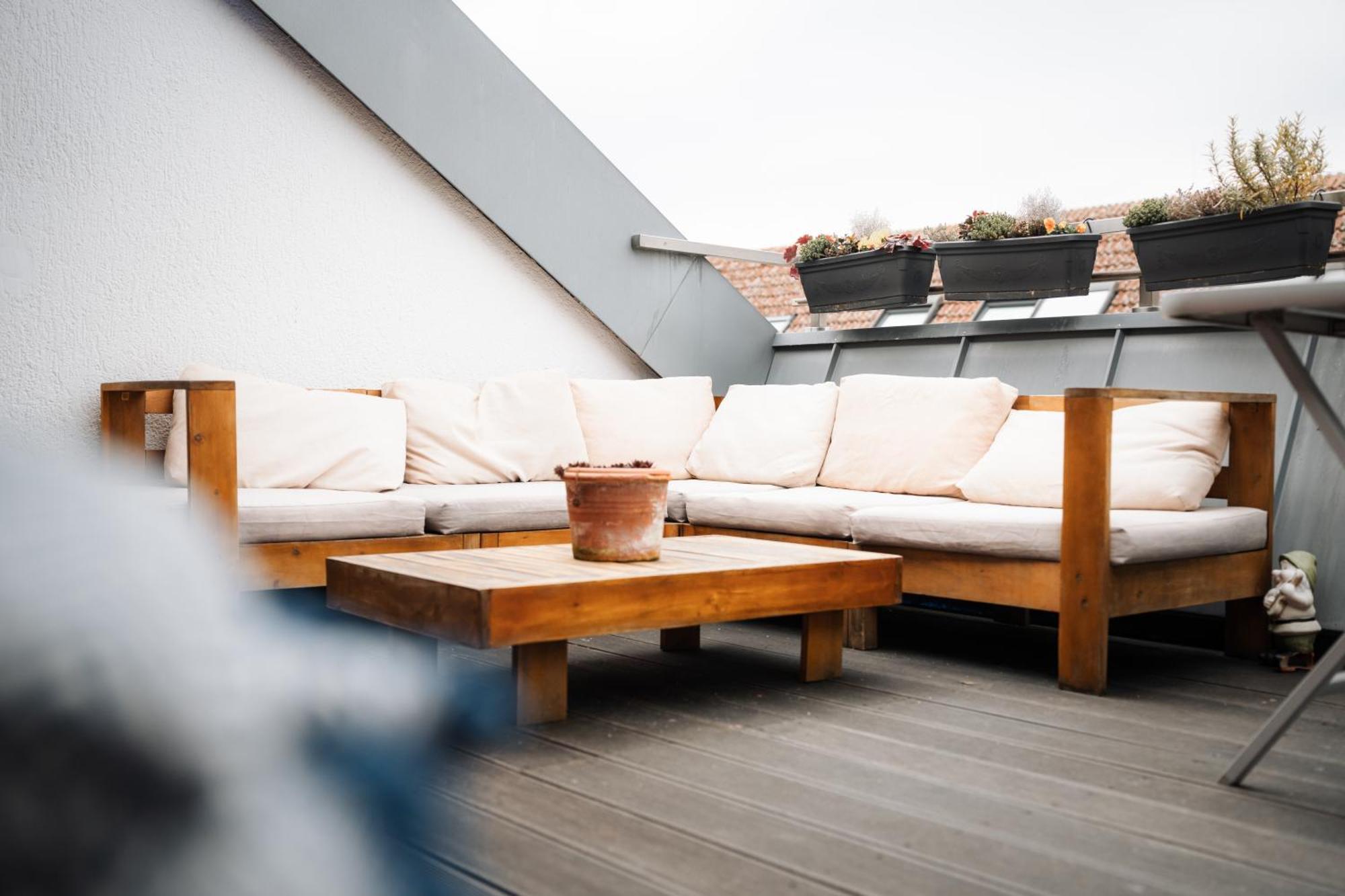 Hostel MHG Esterno foto Rooftop terrace